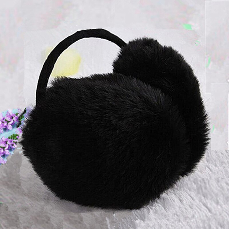 Earmuffs Women Simple Casual Korean Style Solid Soft Comfortable Girls Pink Sweet Womens Ear Warmer Chic Harajuku All-match
