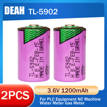 2pcs 3.6V Original For TADIRAN TL-5902 1/2AA ER14250 14250 LS14250 SL350 Primary Lithium Battery For CNC Machine PLC Equipment