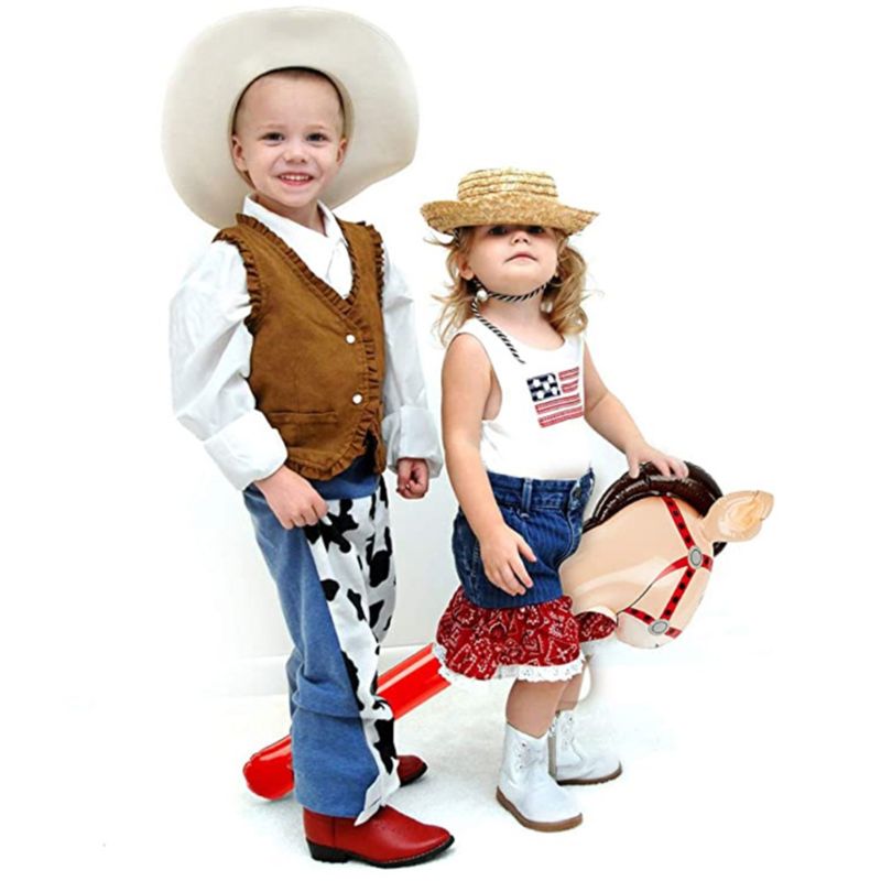 Opblaasbare Paard Hoofden Cowgirl Stok Pvc Ballon Outdoor Educatief Speelgoed