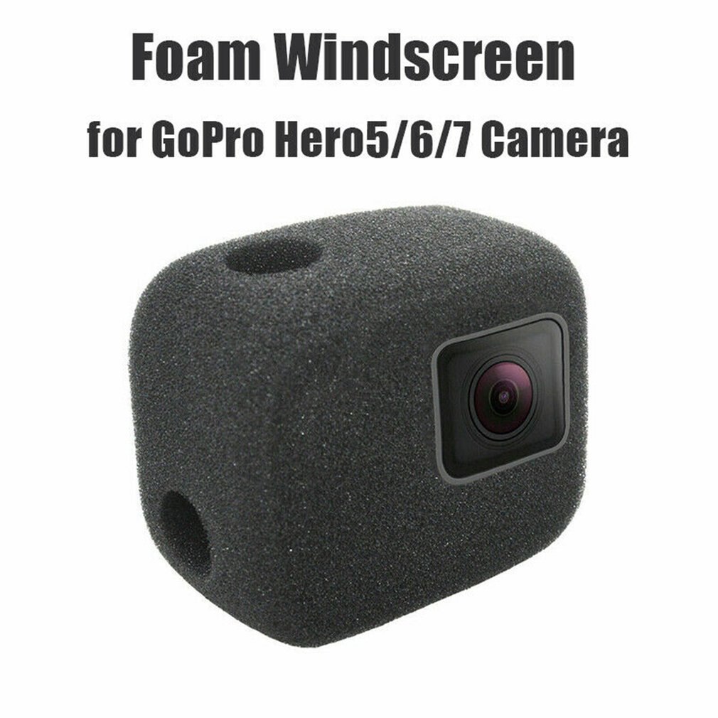 Coque de protection en mousse pour GoPro, protège du vent, anti-bruit, Hero 7, 6, 5