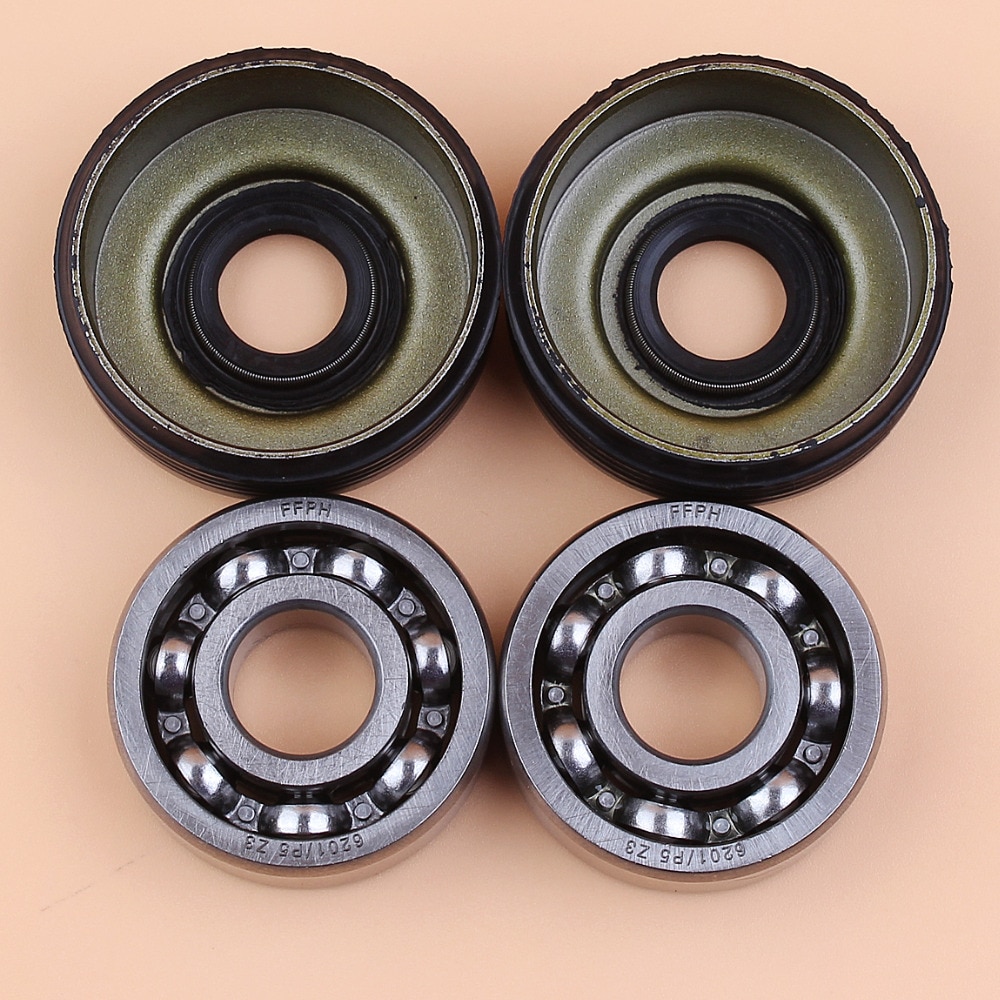 Roulement de vilebrequin joint d'huile pour Partner 350 351 370 371 390 420 Husqvarna 136 137 141 142 pièces de rechange pour tronçonneuse à gaz