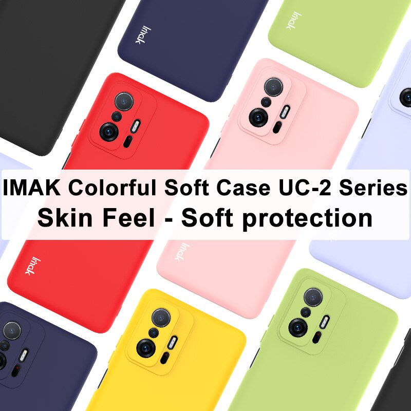 Imak Voor Xiaomi Mi 11T Case UC-2 Frosting Flexibele Dunne En Licht Zachte Tpu Cover Case Voor Xiaomi 11T Mi11T Pro