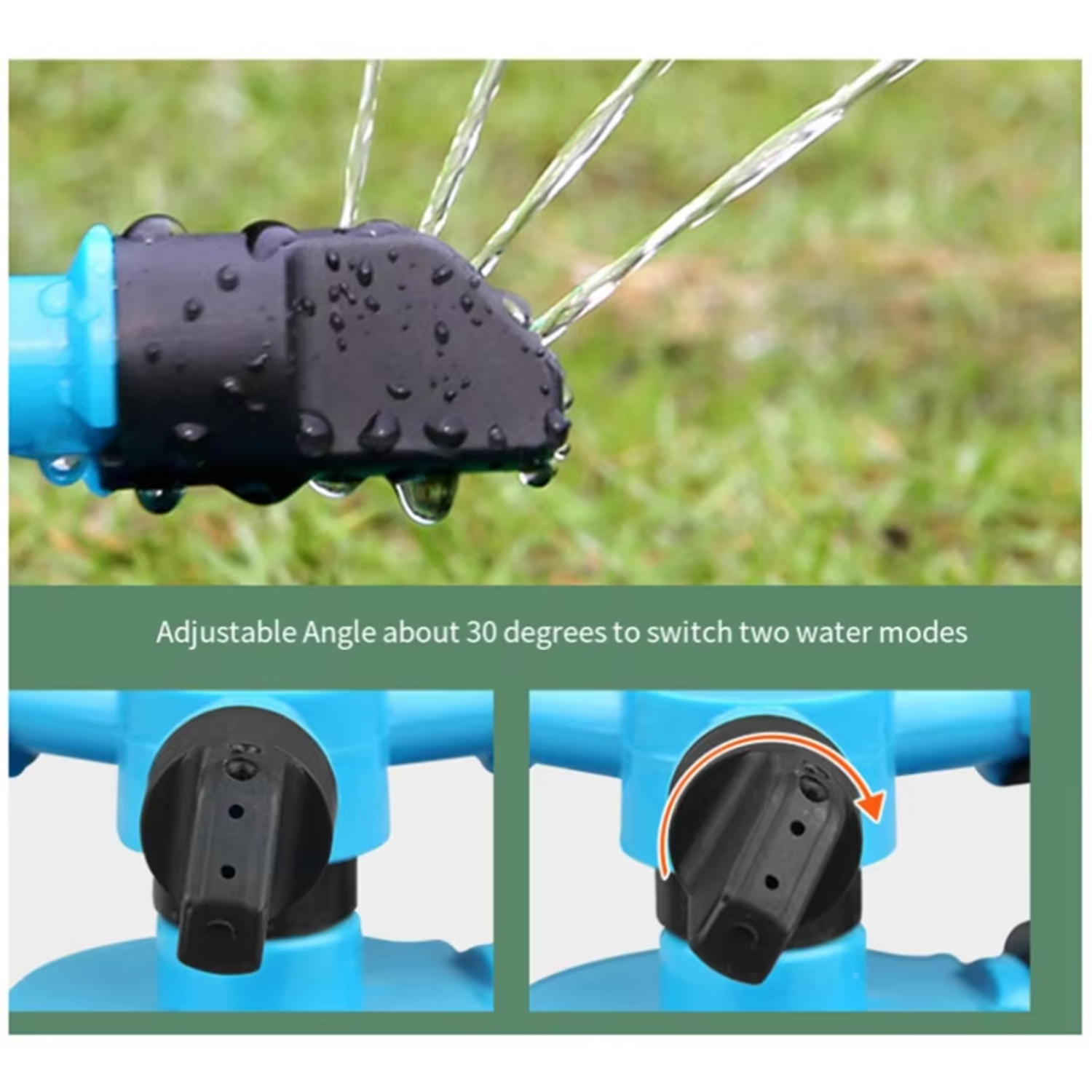 Automatic Sprinkler Degree Automatic Rotating Sprinkler Lawn Garden Irrigation Equipment Rotating Sprinkler Gardening supplies