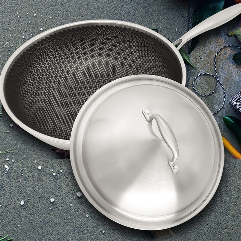 24-43cm High arch stainless steel pot cover baking accessories stove cover miracle lids thickening for household use cookware