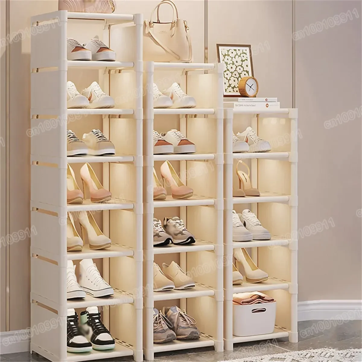 Korridor Abdeckung Stehende Garderobe Schuh Organizer Schuh Schrank Lagerung Schmale Kleine Schuhmacher Schuhregal KleiderbüGel Schuhregal