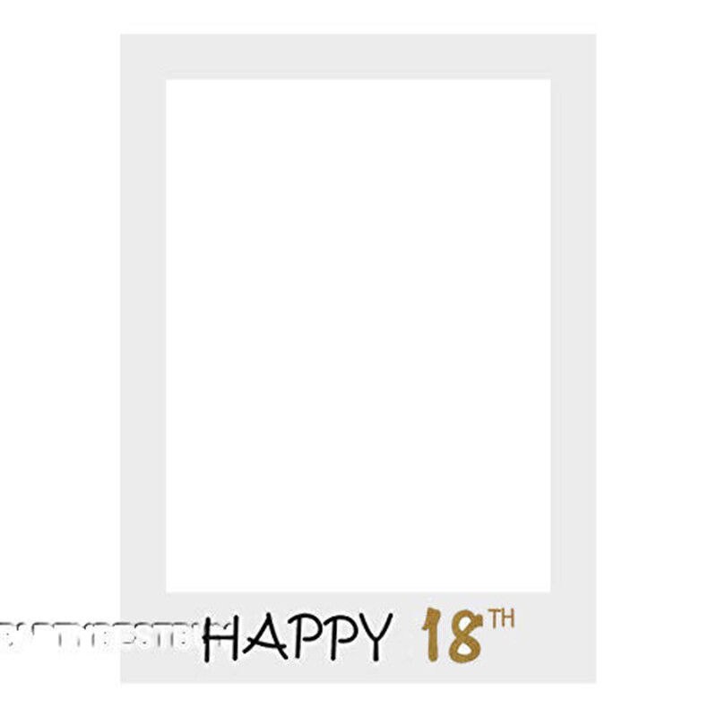 Plus récent Joyeux Anniversaire 30th 40th Photo Stand Accessoires 30 40 50 ans Anniversaire Cadre Photo Photobooth Anniversaire Décorations De Fête: 18 th