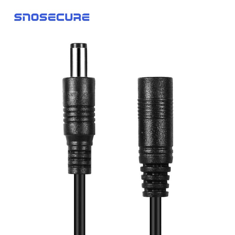 Snoprotege cabo de extensão de energia dc 12v, cabo macho e fêmea de 5.5*2.1mm, 3m/5m fio extensor para aparelho doméstico, fio de 10m cctv