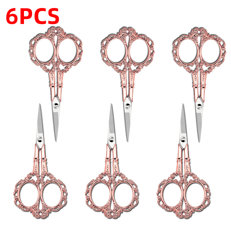 Retro klassieke kleermakersschaar, handwerkschaar, huishoudschaar, kleermakersschaar, stofschaar, naaischaar, stofschaar, naaigaren, duurzame roestvrijstalen schaar: Zwart