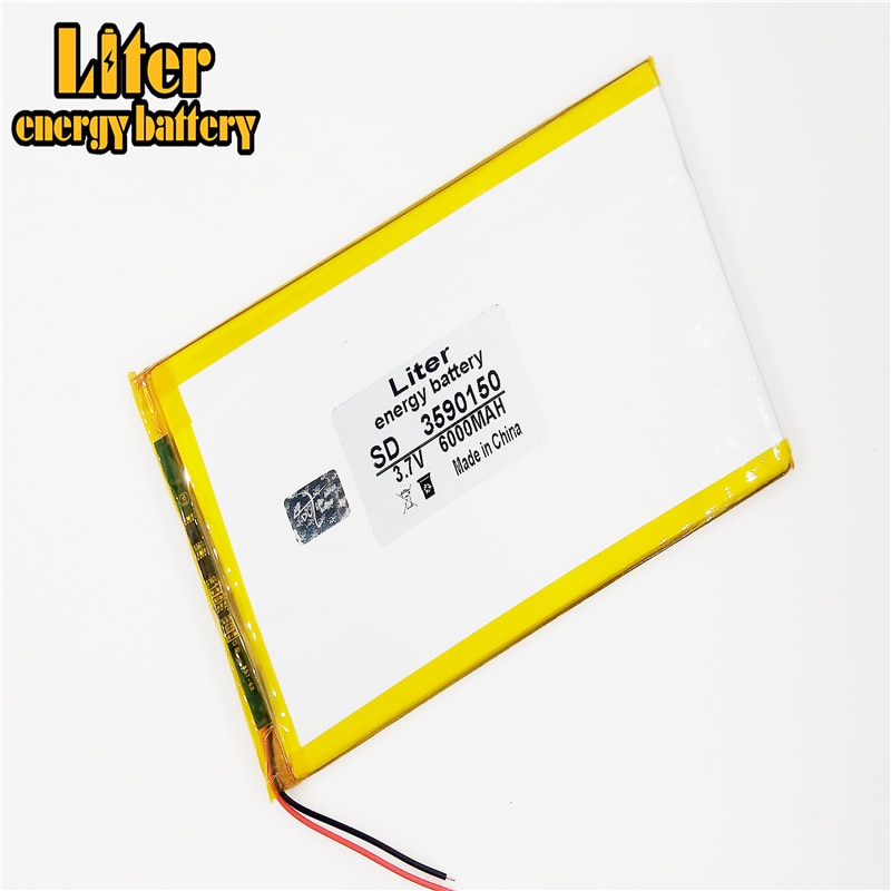 3.7V Polymer battery 9 inches tablet battery domestic the built-in rechargeable battery 6000 mah 3590150