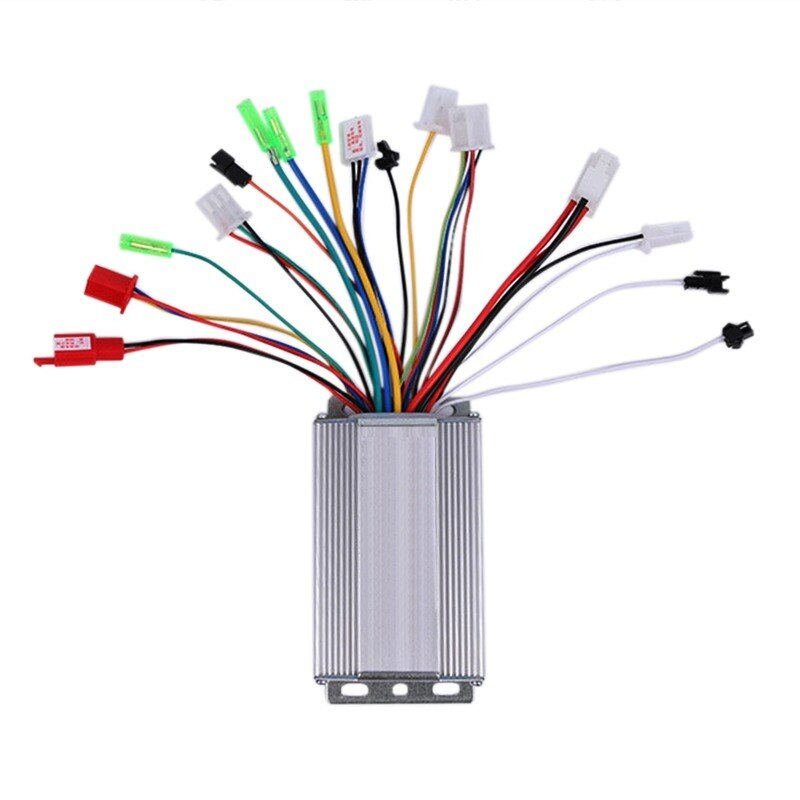 Motor de CC sin escobillas para bicicleta eléctrica, controlador de Motor de CC sin escobillas de 350W, 36V/48V, accesorios para Scooter