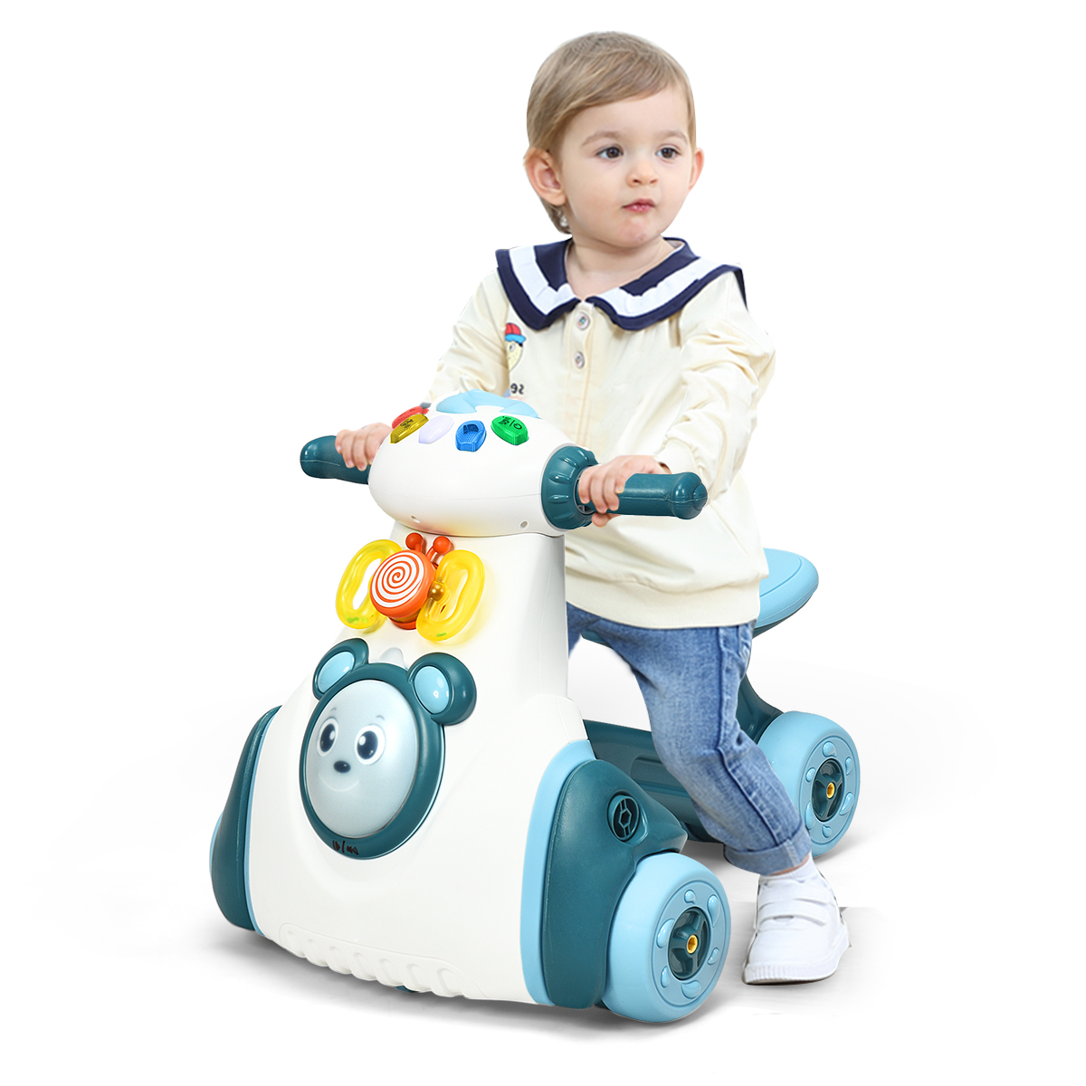 freundlicher Pedal Trike Baby Rolle Reiter Musical Art Reiter für Lernen Gleichgewicht für freundlicher 19 zu 36 Monate Baby Mädchen junge