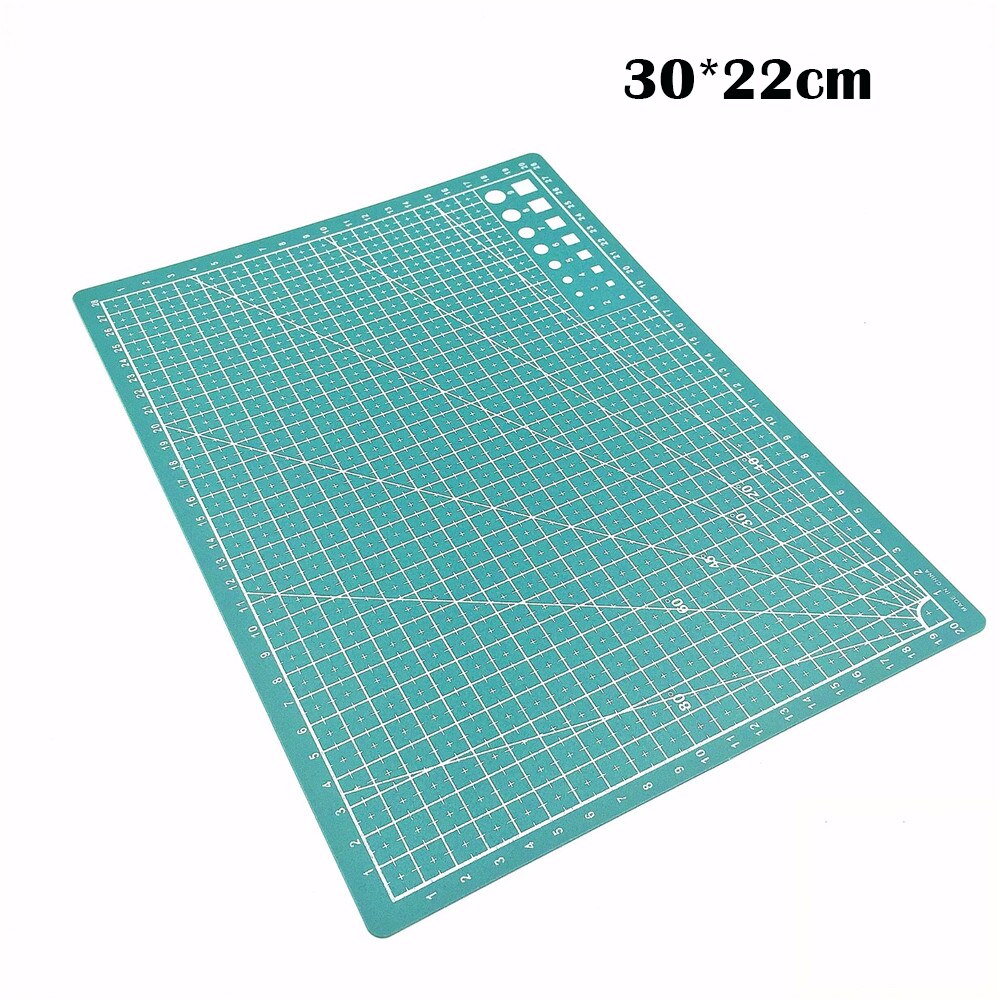 A4/A5 PVC Cutting Mat Pad Patchwork Cut Pad Durable Patchwork Tools DIY Handmade Self-healing Cutting Plate Art Tool Kits: A4 green