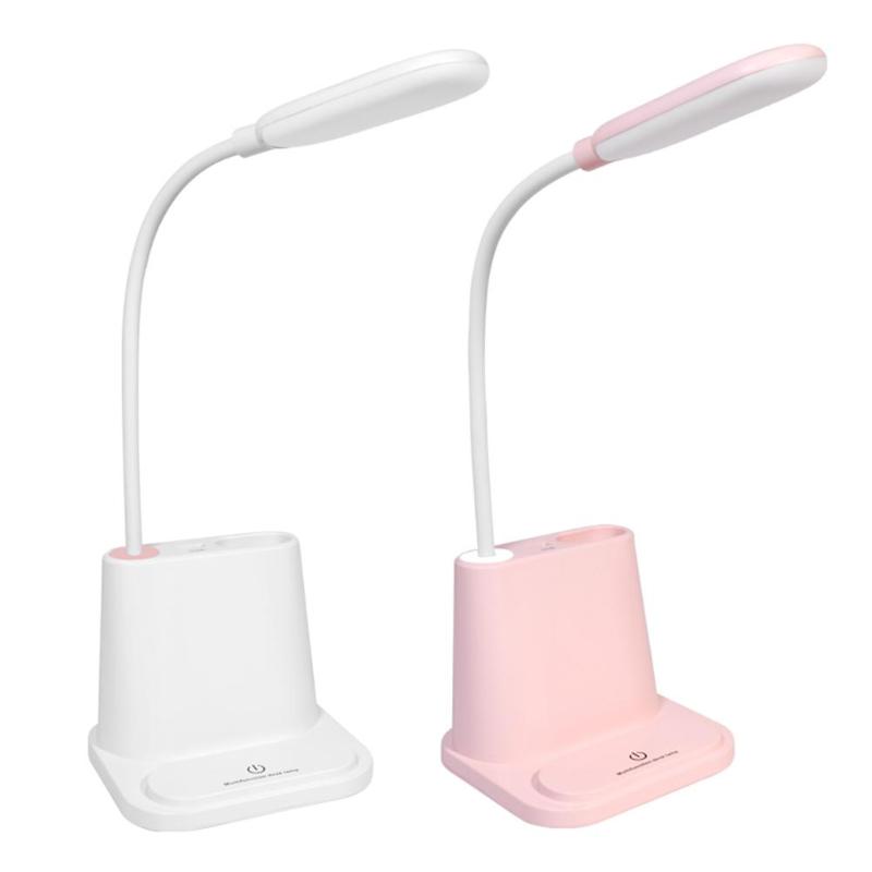 Multifunctionele LED Touch Bureaulamp USB Oplaadbare Slaapkamer Tafellamp Creatieve Leeslamp