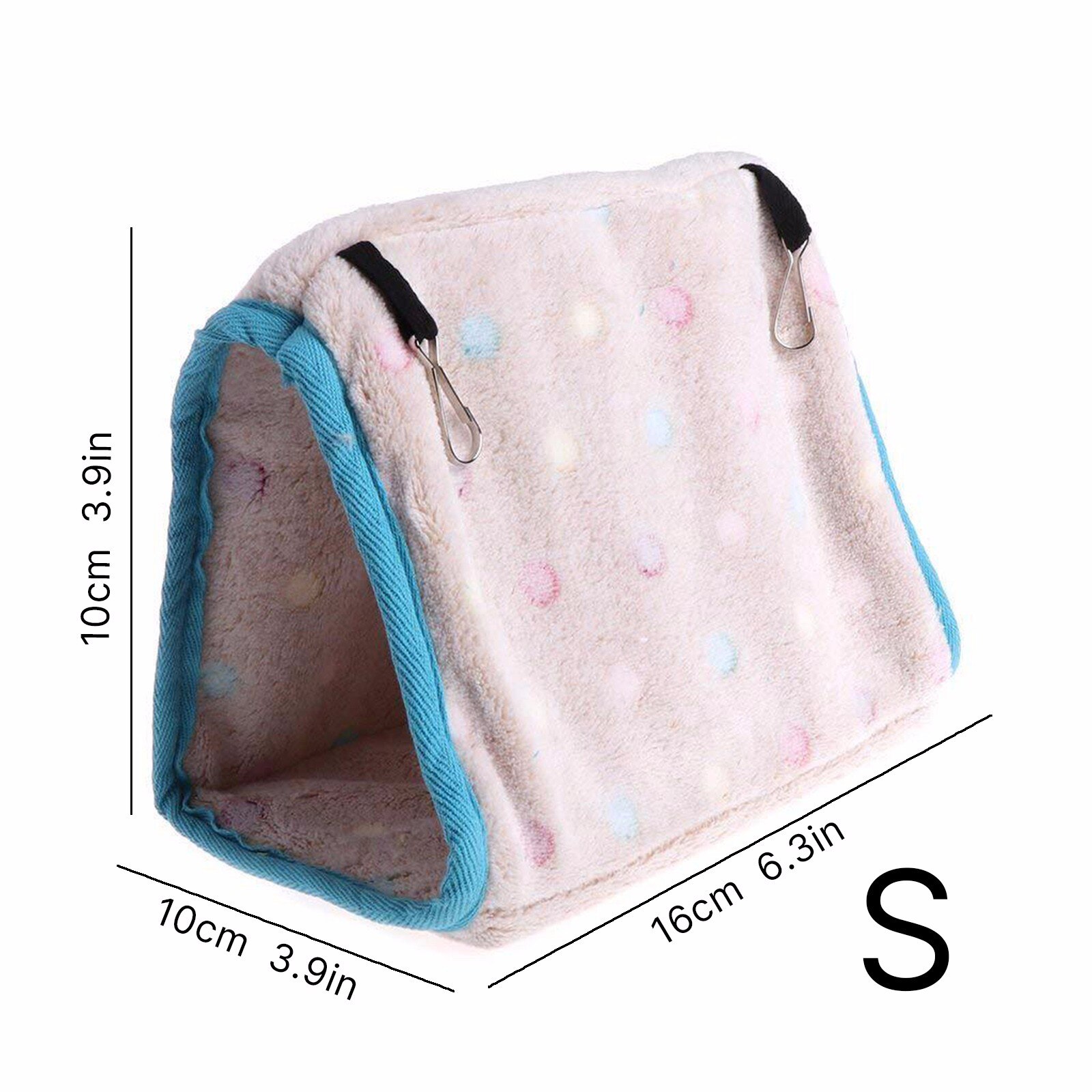 Newest Sales Pet Bird Parrot Parakeet Budgie Warm Hammock Cage Hut Tent Bed Hanging Cave Accessories #T1P