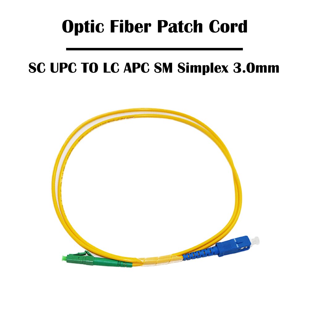 Sc Upc Naar Lc Apc Optic Fiber Patch Cord 1/2/3/5/7 Meter Sm Single Mode simplex 3.0Mm Ftth Jumper Kabel Ethernet Networking