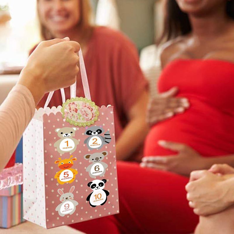 12 Uds 1-12 meses bebé logro mensual etiqueta atrezos para fotografía de bebés foto pegatinas 19QF