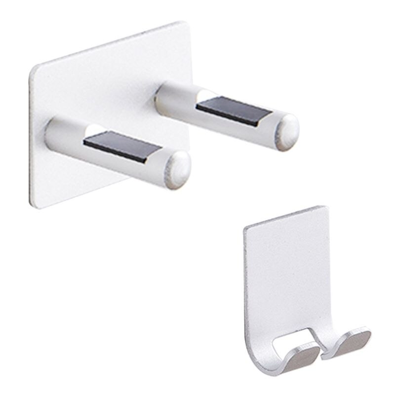 Roestvrij Metal Wall Mount Bracket Waterdicht Punch-Gratis Opslag Haak Hanger Voor Dyson Föhn Power Kabel Houder Organizer