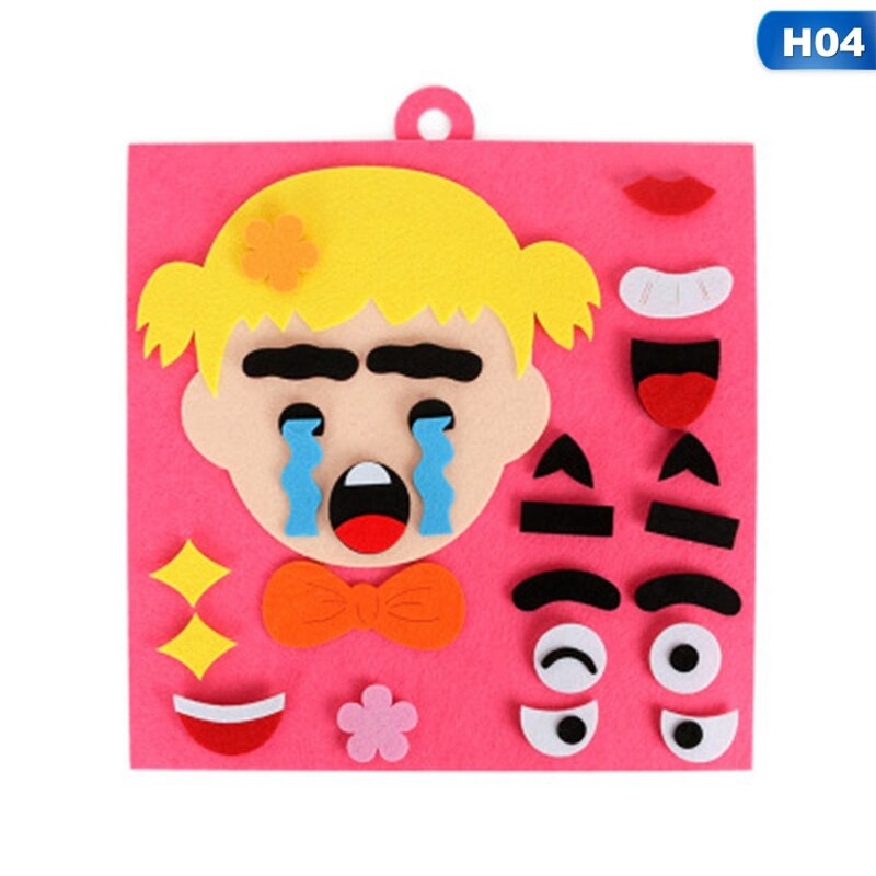 Super Emotion Change Puzzle Toys Expression Best For Children Changable Face Puzzles For Children: H04