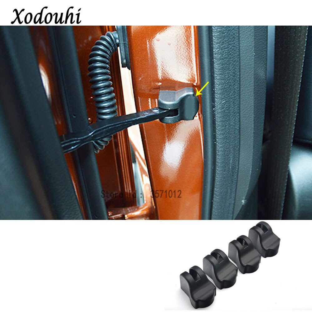 For Suzuki Vitara Car Body Anti Rust Water Proof Door Lock Key Keys Plastic Buckle Limit Device Trims 4pcs