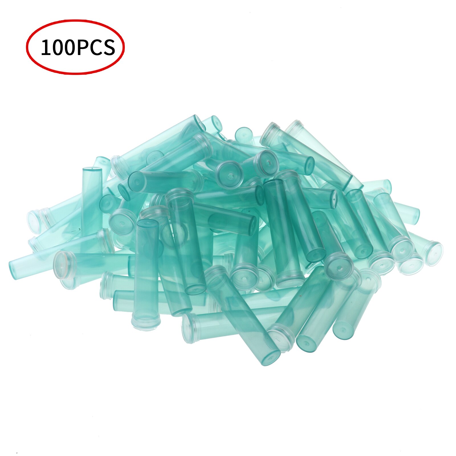 Tubo per vaso di fiori bottiglie di plastica trasparenti tubi di acqua floreali fiale per arrangiamenti di nutrizione floreale con tappi decorazioni per giardino domestico: genere A