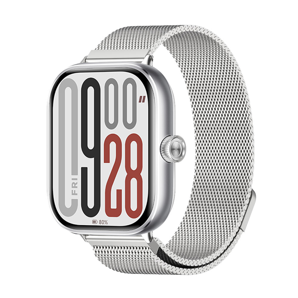 Magnetic Stainless Steel Strap for Redmi Watch 5 4 Milanese Loop Wristband for Xiaomi Mi Band 9 Pro/8 Pro Metal Bracelet Correa: Black Yellow / 12mm
