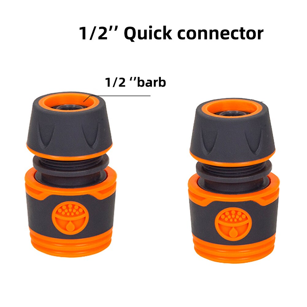 1/4" 3/8" 1/2" 3/4" Pipe Quick Coupling Faucet Standard Connector Garden Greenhouse Watering Irrigation Hose Connectors Adapter