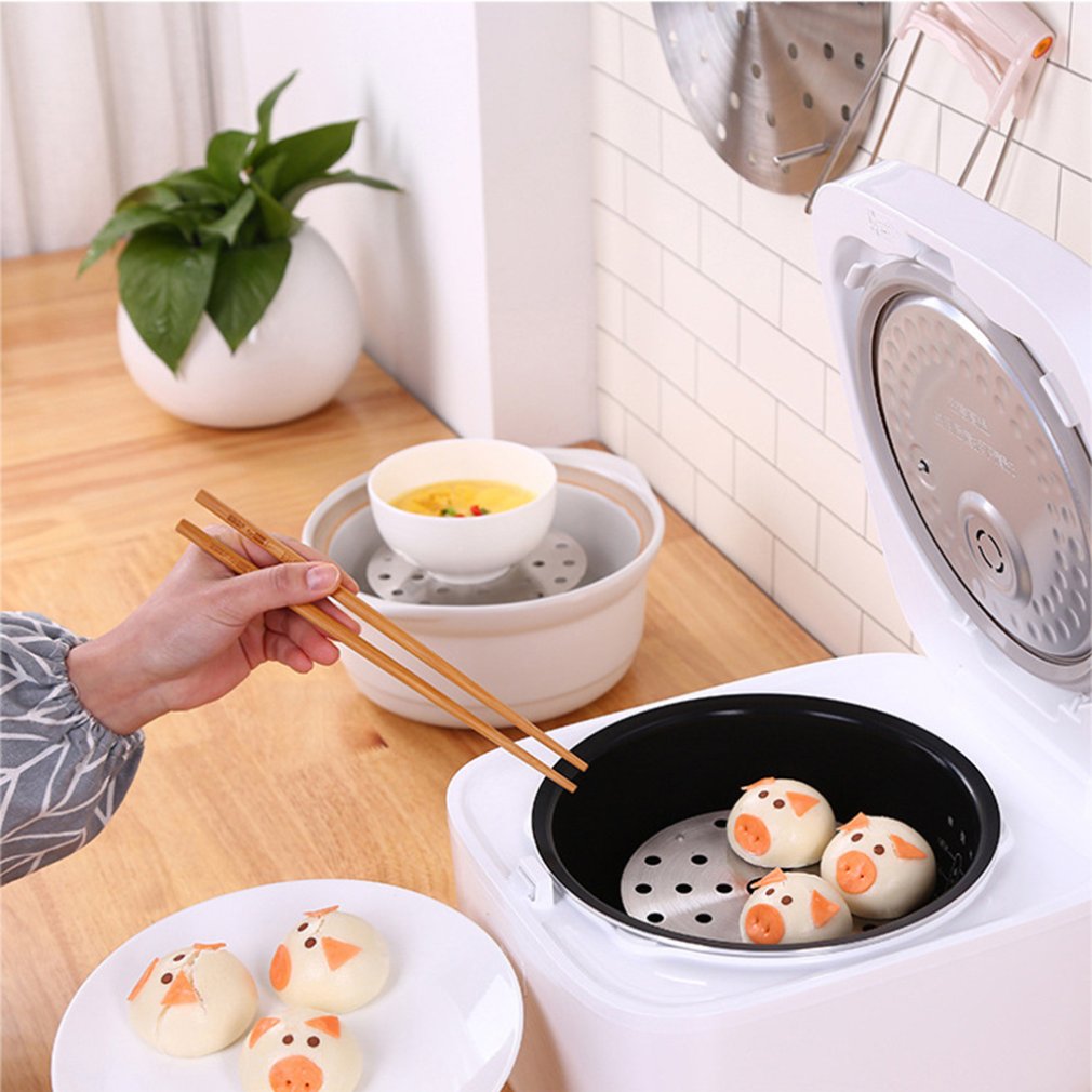 Stainless Steel Rack Household Electric Rice Cooker Steamer Pressure Cooker High Foot Short Steamed Shelf Steamer