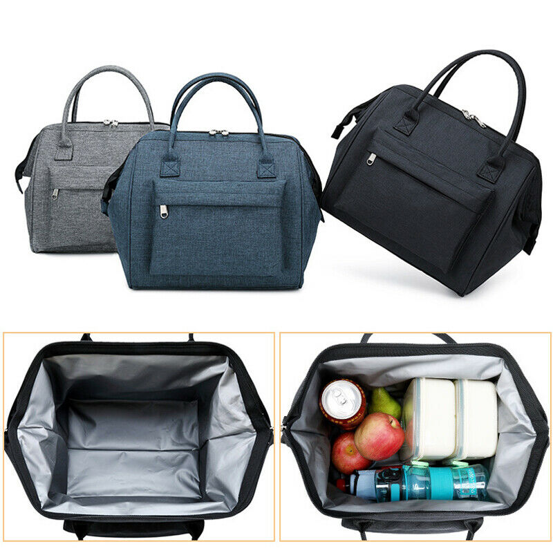 neue Wasserdichte Isolierte Mittagessen Taschen Oxford Reise Notwendig Picknick Beutel unisex Thermische Abendessen Kasten Lebensmittel fallen Zubehör