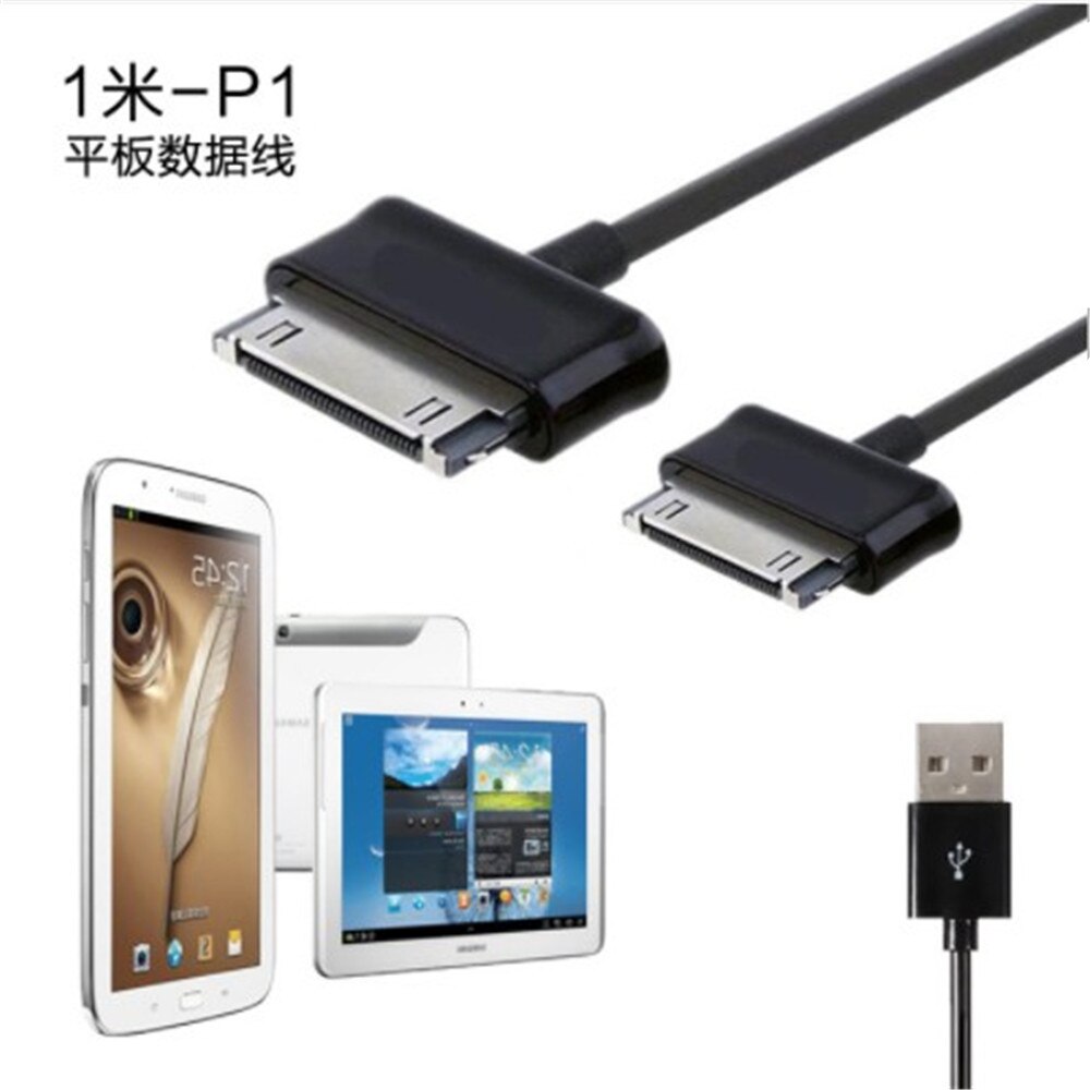 USB Cable Charge Fast Charging for Galaxy Tab 2 Note 7.0 7.7 8.9 10.1 Tablet Charger adapter Data Sync cord 1M