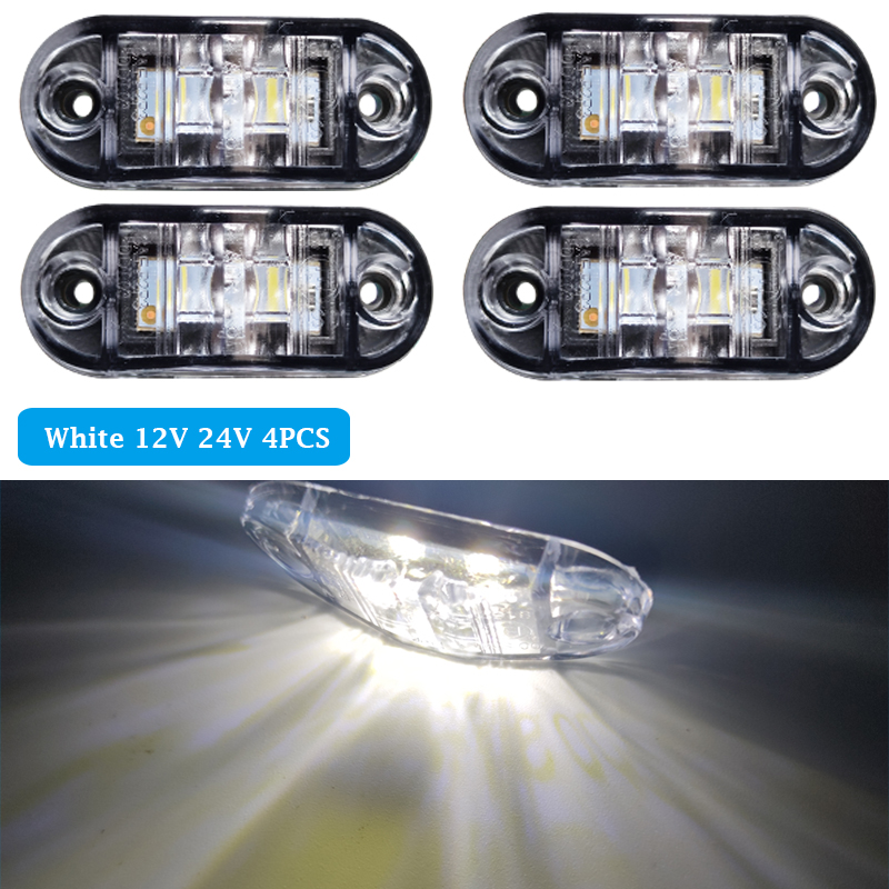 Red Green Blue Boat Navigation LED Lights Side Marker Signal Lamp For Marine Boat Yacht Motorboat Led Warning Light: WHITE