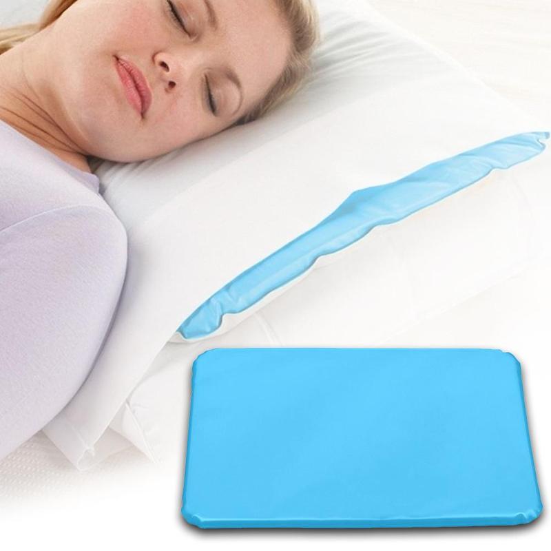 1Pc Zomer Ijs Koude Kussen Massager Therapie Insert Slapen Kussen Chillow Hals Gel Mat Aid Koeling Kussen Relief Pad pvc M Z5Q8
