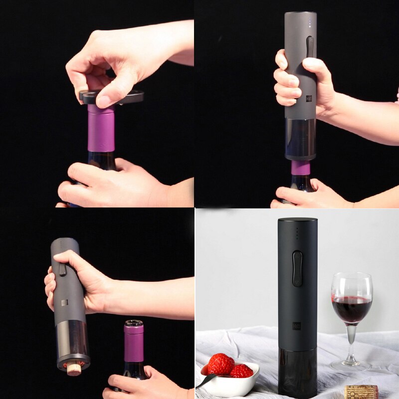 Xiaomi Mijia apribottiglie automatico per vino decantatore tappo cavatappi elettrico taglierina per lamina sughero strumento