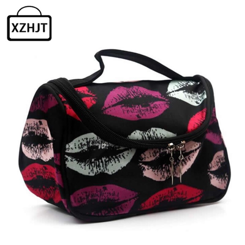 XZHJT femmes lèvres sac cosmétique grand voyage dame Maquillage sac de toilette organisateur Maquillage cas Trousse Maquillage