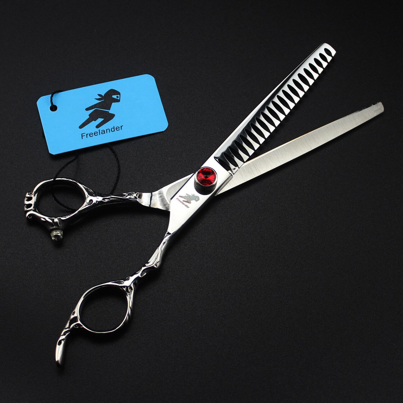 7inch Thining Dog Grooming Scissors /Shear with Case: white