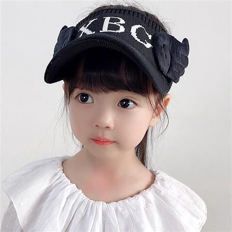 Summer Hats For Kids Girls Unisex Angel Wings Hat Wild Sun Protection Outdoors Cap Bucket Hat: black