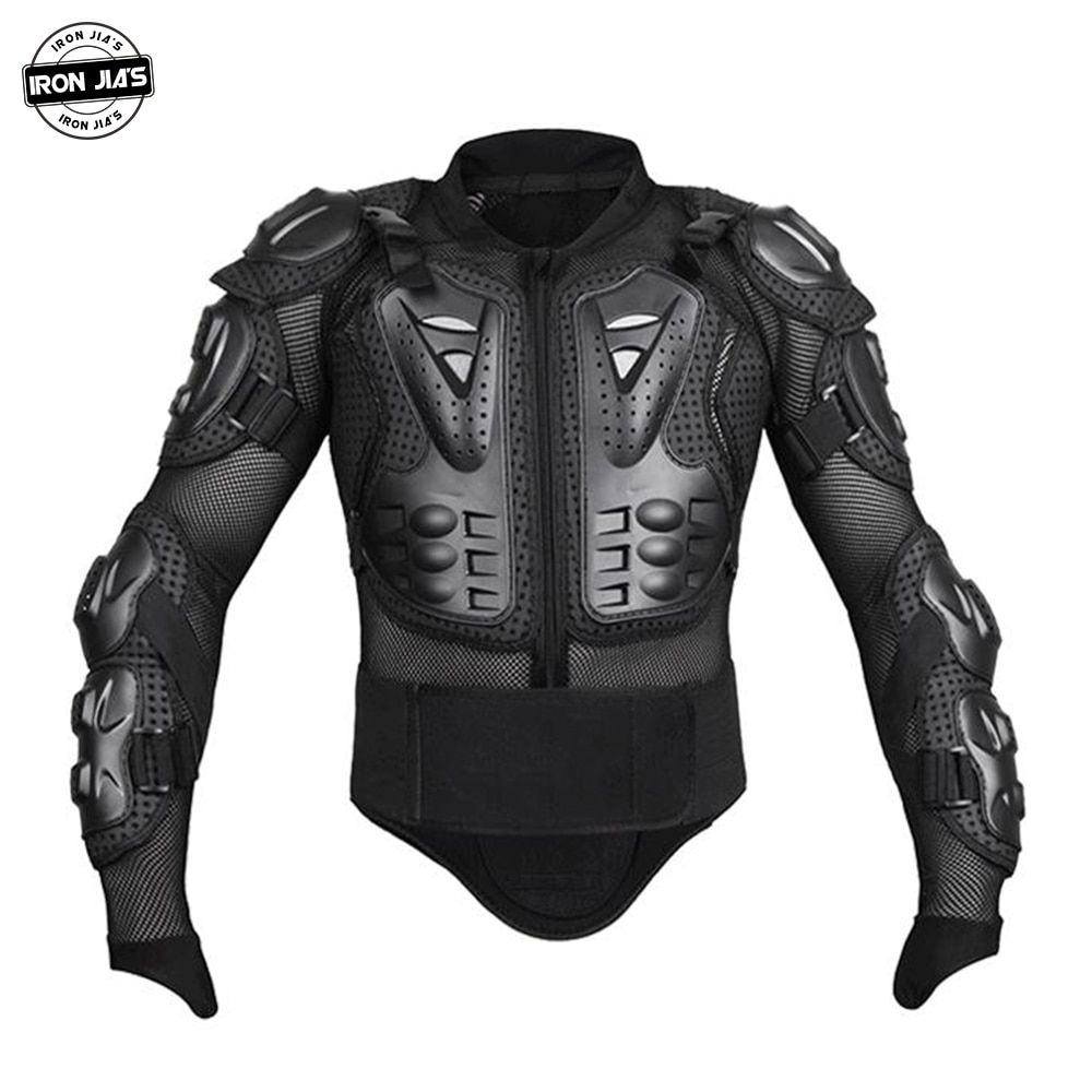 Iron jia's motorjas heren, volledig motorpantser, motorcross race motorjas, motorrijbescherming  #am01