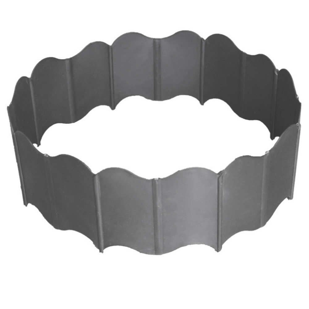 20Pcs Garden Fence Edging Kit Plastic Lawn Edging Plant Border Decorations No-Dig Pound-in Garden Edge Decorations