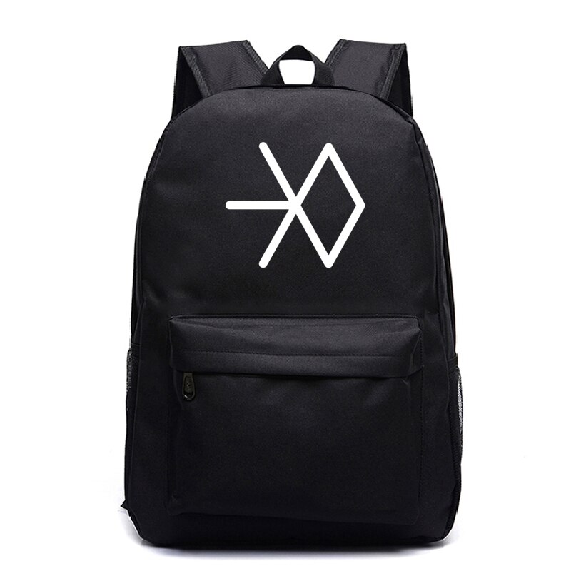 EXO-bolsas de para la vuelta al colegio, Mochila escolar informal para adolescentes, Mochila escolar de hombro para ordenador portátil, novedad de: 8