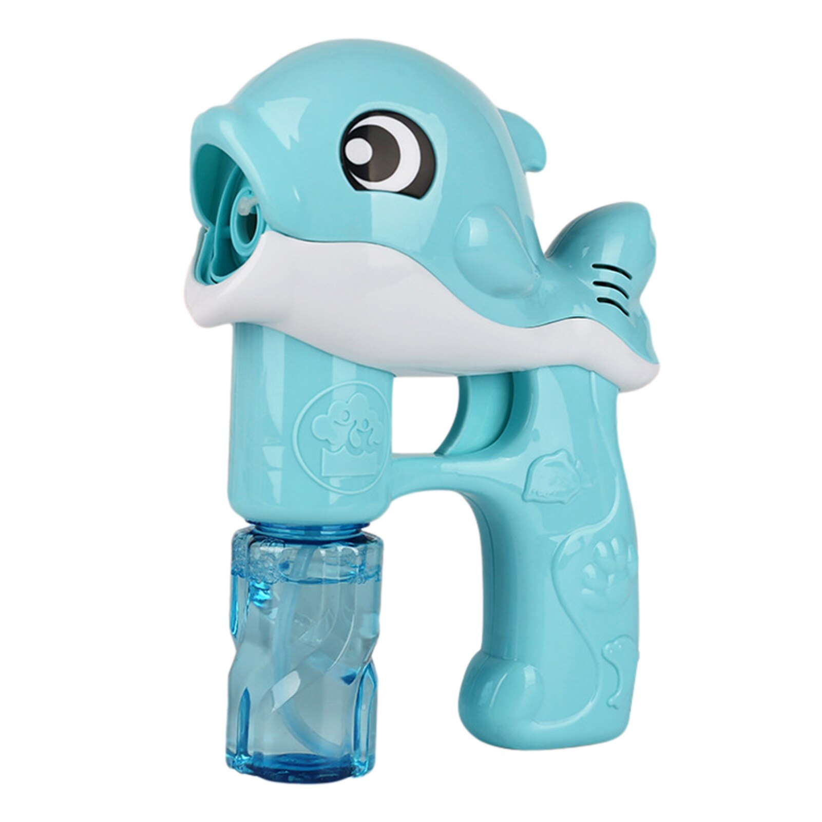 Kids Automatische Dolphin Bubble Gun Speelgoed Zomer Zeep Water Bubble Machine 2-In-1 Elektrische Bubble Machine Voor kinderen Speelgoed: Blue