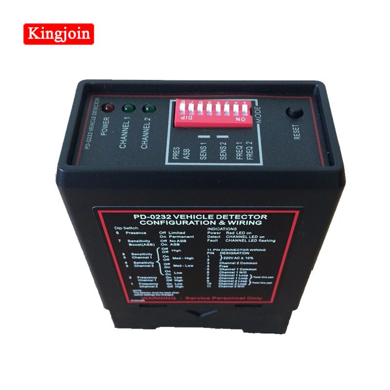 Car park barrier PD232 Double Channel Loop Detector For Car Parking System/ automatic Gate Loop Detector/METALLIC MASS DETECTORS