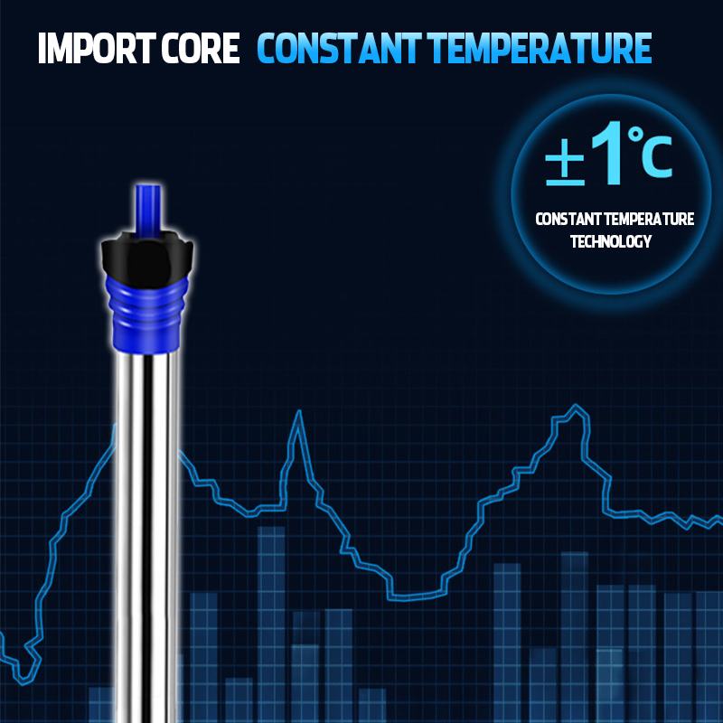 110V/220V 50W-500W Submersible Aquarium Fish Tank Water Heater LED Auto Constant Temperature Heating Rod For Fish Tank Aquarium