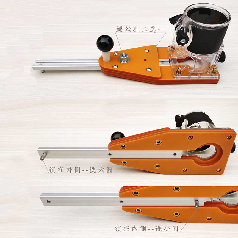 Kreis Schneiden Jig Für Makita Elektrische Hand Trimmer Gleichgewicht Gremium Holz Router Fräsen Kreis Fräsen Mutter Holzbearbeitung Werkzeuge