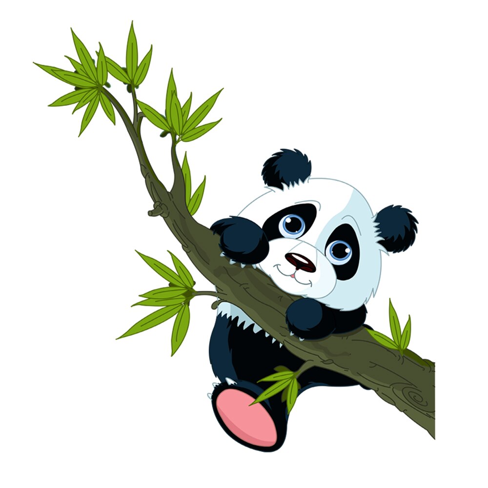 Auto Stickers Panda is klimmen de Boom auto styling decals Motorfiets Auto deur raam Accessoires auto-styling decals