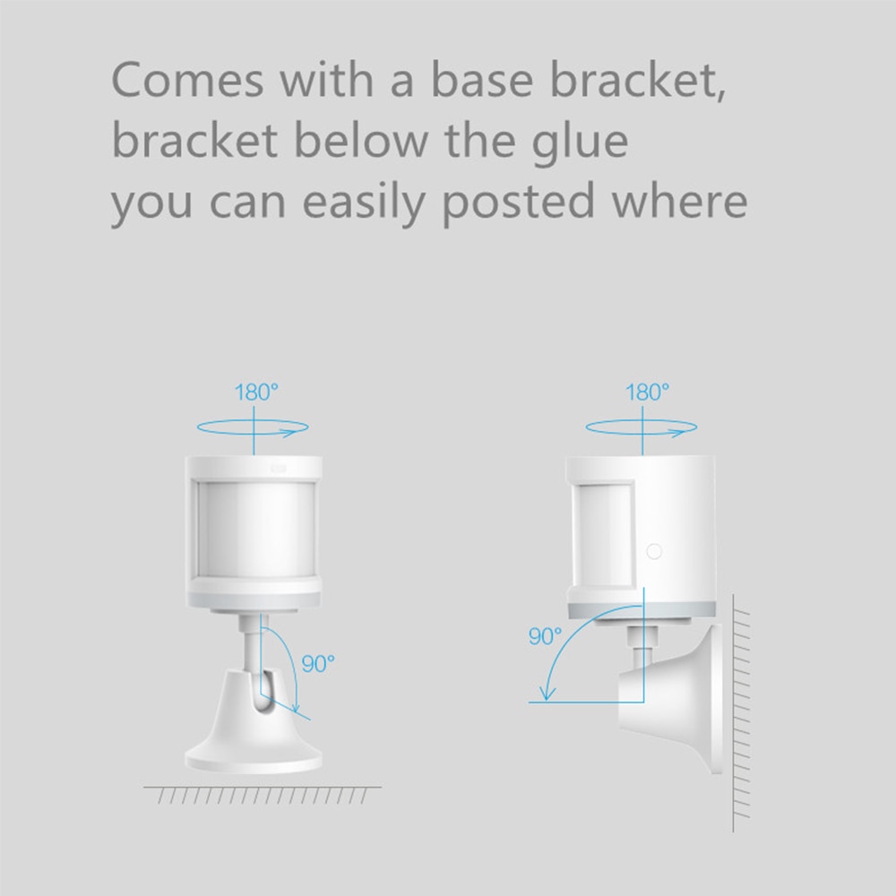 Aqara del Sensore di Movimento Del Corpo Umano Sensore di Movimento ZigBee Collegamento Senza Fili per Il Sistema di Allarme di Lavoro con Mela Homekit/Xiaomi norma mijia