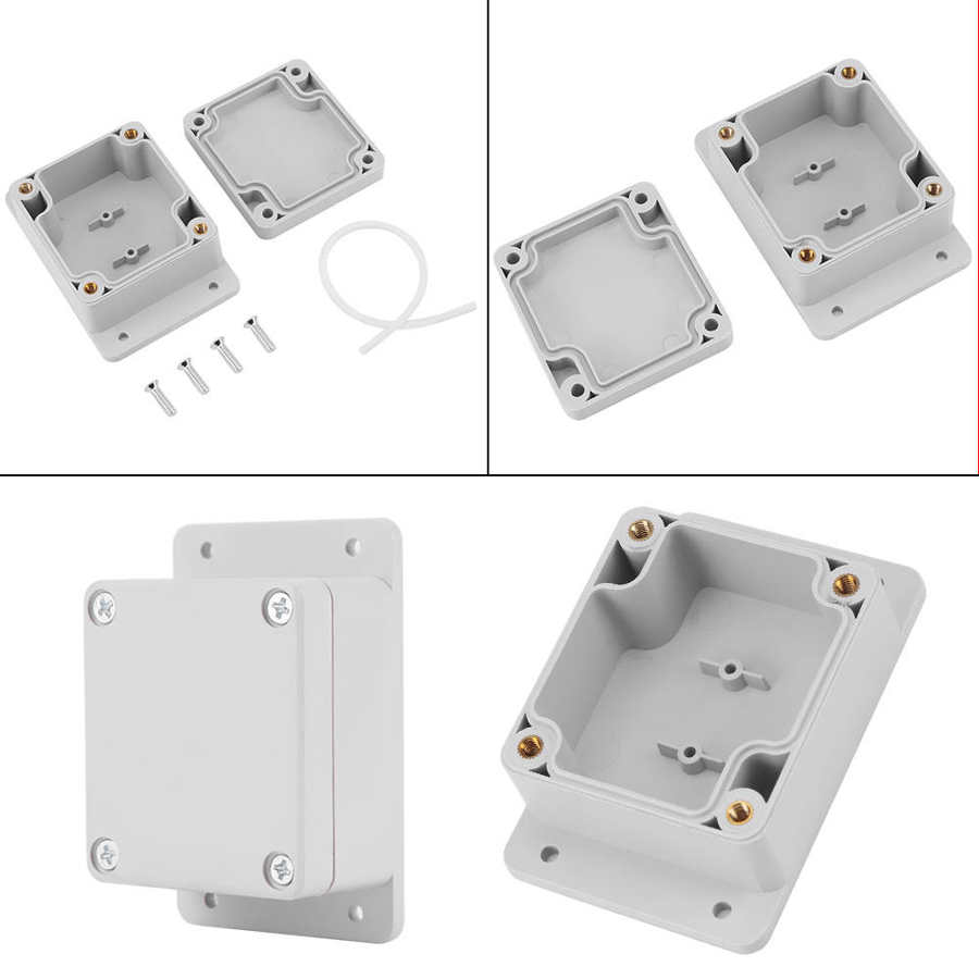 Waterproof IP65 ABS Electrical Project Box Enclosure Instrument Case Electrical Project Box ABS Outdoor Junction Box Housing