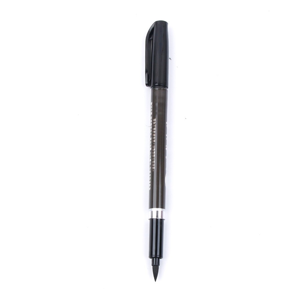 Pluma de caligrafía, pincel de Material japonés para firma, palabras chinas, papelería de aprendizaje, suministros escolares, marcador de arte Papelaria: size L