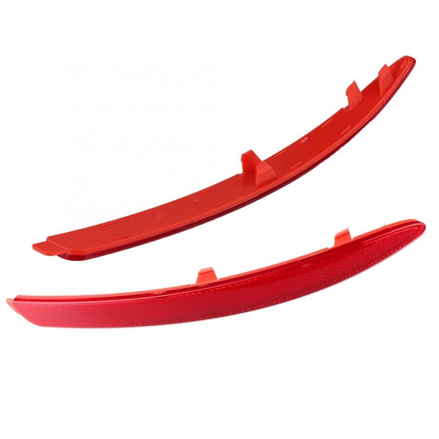 1 Paar Abs Links & Rechts Achter Bumper Reflector Bar Lichten Rood Voor Skoda Octavia auto Styling