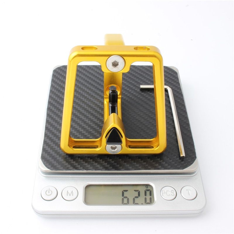 Aluminum Alloy Bicycle Front Carrier Block Bag Bracket Holder for Brompton Folding Cycling Front Carrier Block Bike Accessories