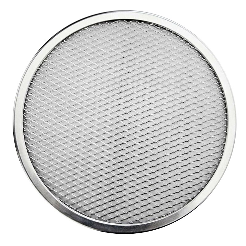 6-17 inch Non stick Pizza Screen Pan Baking Tray Metal Net Seamless Aluminum Metal Net Bakeware Kitchen Tools Baking Mold