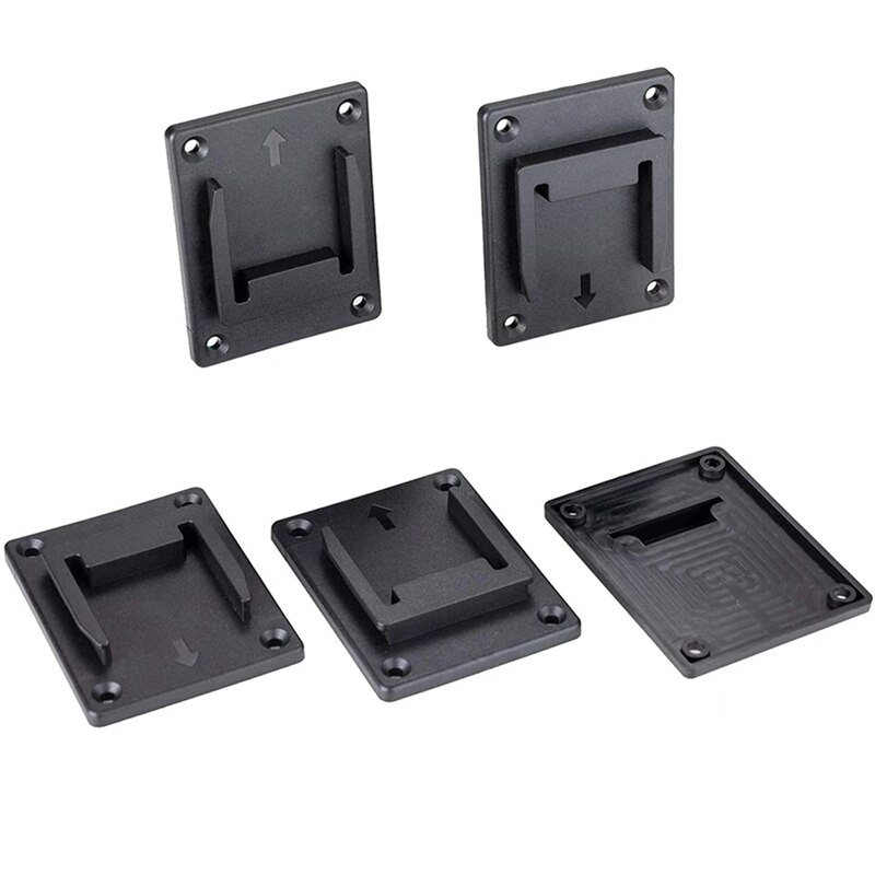5Pc Tool Mount Holder Hanger For Dewalt 20V &amp; M18 18V Electric Drill Retail: Dark Gray